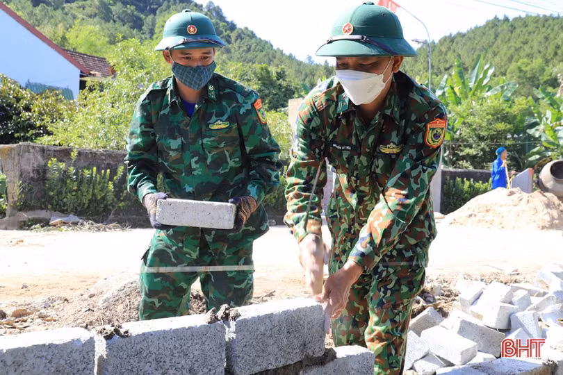 28 hộ dân ở Nghi Xuân hiến 740 m<sup>2</sup> đất mở rộng đường giao thông