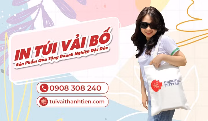 In túi vải bố quà tặng doanh nghiệp - Thành Tiến