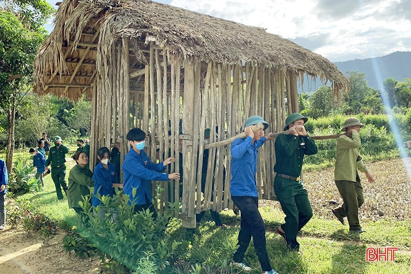 Xã biên giới Hà Tĩnh ra quân tháng cao điểm xây dựng nông thôn mới