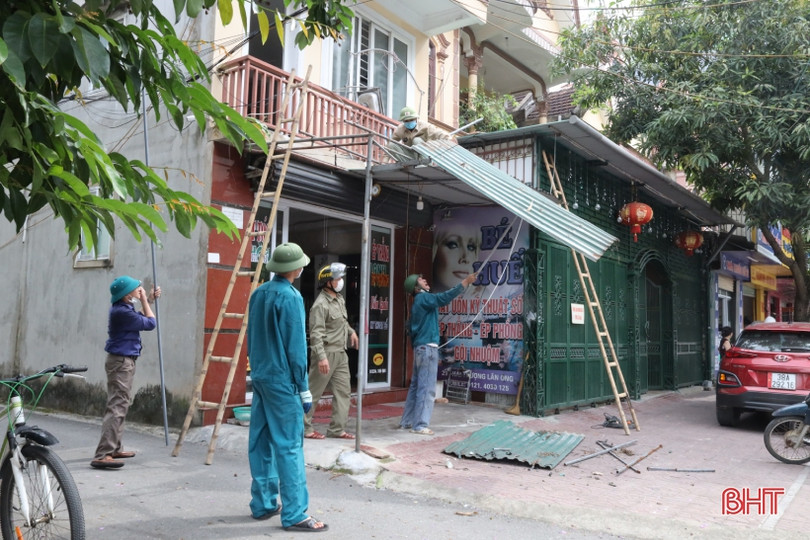 Thiết lập lại kỷ cương đô thị bên đường Hải Thượng Lãn Ông ở TP Hà Tĩnh