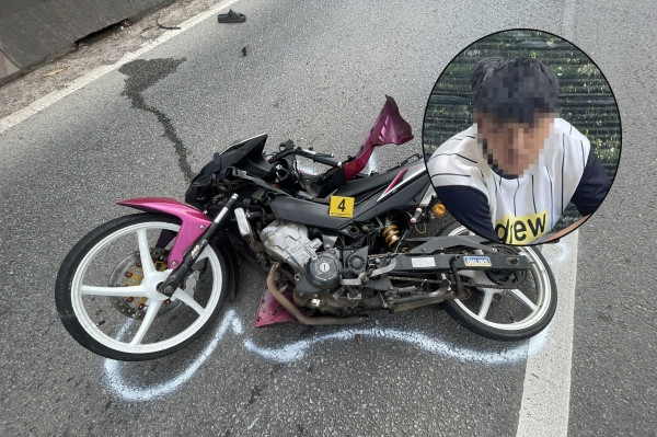 Không chấp hành hiệu lệnh, nam thanh niên tông xe máy vào CSGT