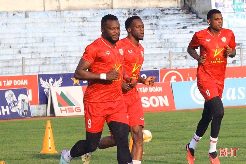 Hồng Lĩnh Hà Tĩnh hội quân, tập luyện sau kỳ nghỉ tết