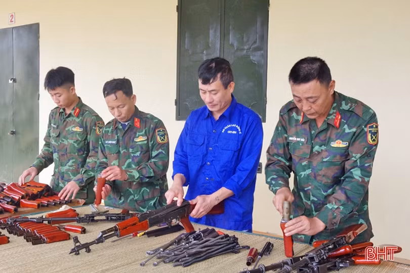 Lực lượng vũ trang Hà Tĩnh chuẩn bị tốt cho mùa huấn luyện mới