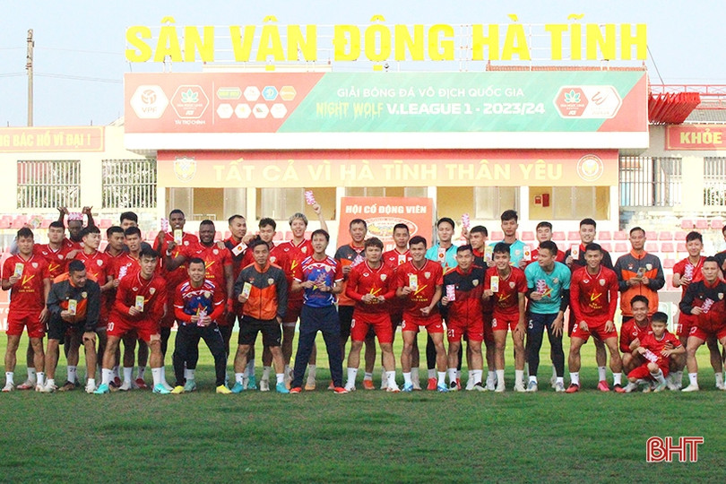 Hồng Lĩnh Hà Tĩnh hội quân, tập luyện sau kỳ nghỉ tết