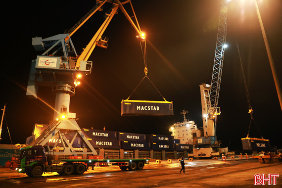 Tuyến container qua Vũng Áng – khởi đầu hành trình xây dựng trung tâm logistics