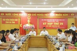 Kỳ họp thứ 29 HĐND tỉnh thông qua nhiều nghị quyết quan trọng