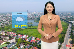 Dự báo thời tiết Hà Tĩnh ngày 12/5: Có mưa, có nơi mưa vừa và dông