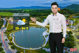 Dự báo thời tiết Hà Tĩnh ngày 19/5: Trời nắng, nhiệt độ cao nhất 34 độ C