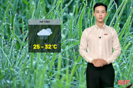 Dự báo thời tiết Hà Tĩnh ngày 13/7: Mưa rào và dông rải rác