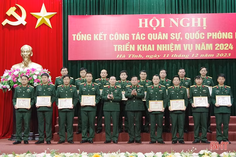 Bộ CHQS tỉnh Hà Tĩnh hội nghị quân chính, triển khai nhiệm vụ năm 2024