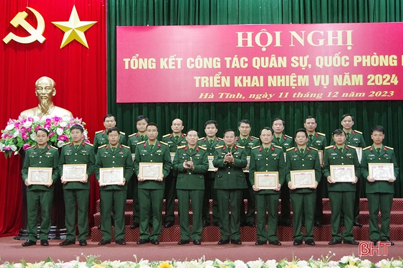 Bộ CHQS tỉnh Hà Tĩnh hội nghị quân chính, triển khai nhiệm vụ năm 2024