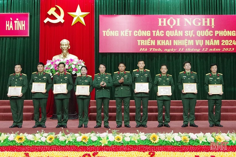 Bộ CHQS tỉnh Hà Tĩnh hội nghị quân chính, triển khai nhiệm vụ năm 2024