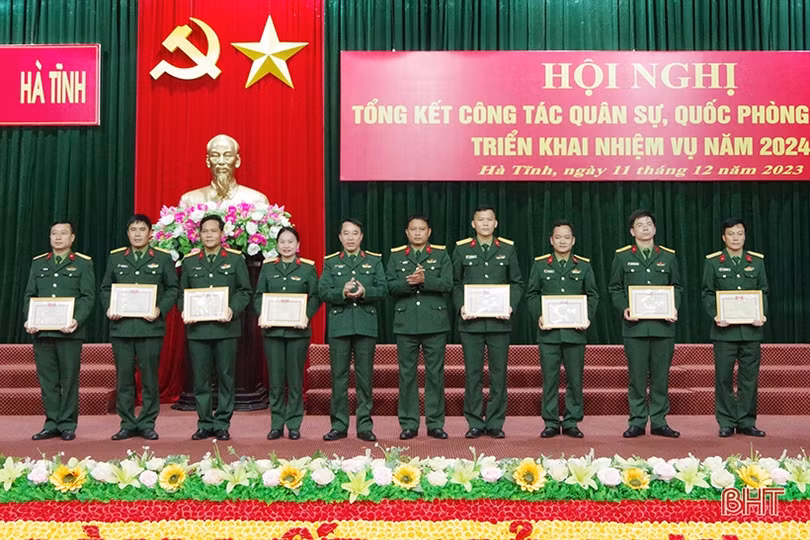 Bộ CHQS tỉnh Hà Tĩnh hội nghị quân chính, triển khai nhiệm vụ năm 2024