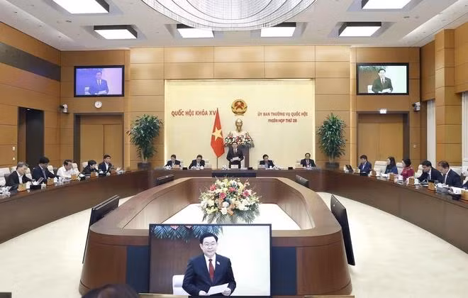 Phiên họp thứ 28 Ủy ban Thường vụ Quốc hội xem xét 19 nội dung quan trọng