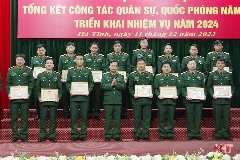 Bộ CHQS tỉnh Hà Tĩnh hội nghị quân chính, triển khai nhiệm vụ năm 2024