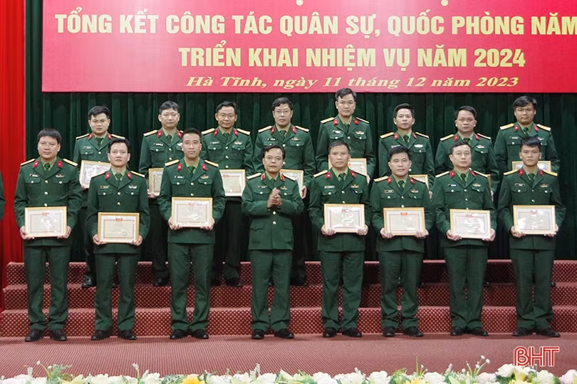 Bộ CHQS tỉnh Hà Tĩnh hội nghị quân chính, triển khai nhiệm vụ năm 2024