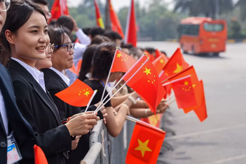 Thủ tướng Phạm Minh Chính đón Tổng Bí thư, Chủ tịch nước Trung Quốc Tập Cận Bình