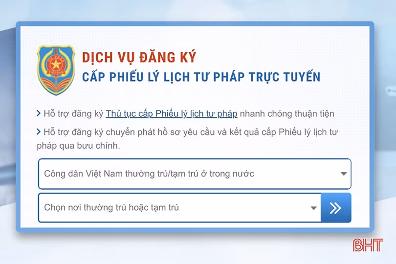 Tăng tiện ích, giảm chi phí khi cấp phiếu lý lịch tư pháp cho người dân Hà Tĩnh