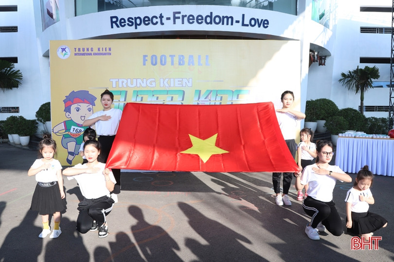 Sôi động giải thể thao “Trung Kiên Super Kids”