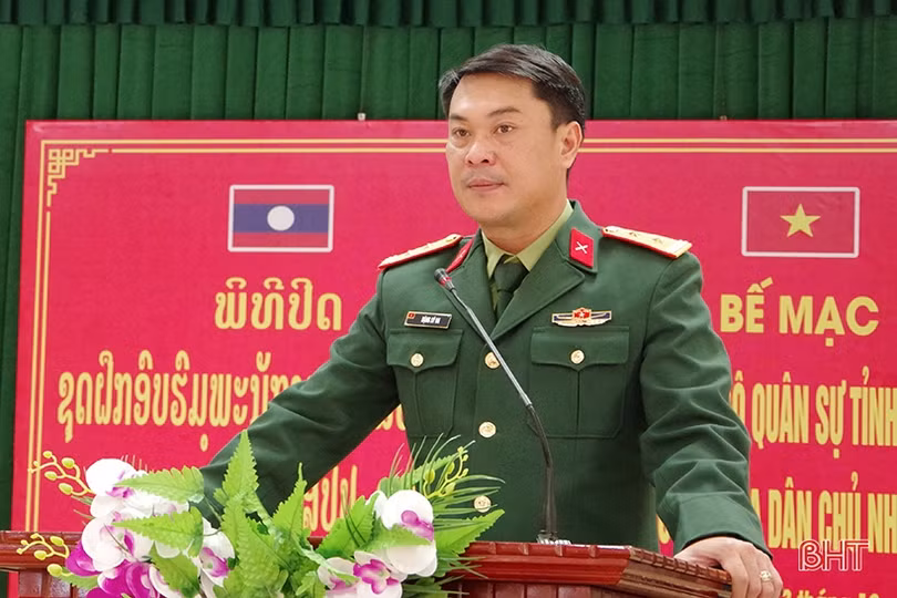 Hoàn thành lớp huấn luyện cho cán bộ quân sự tỉnh Bolikhămxay