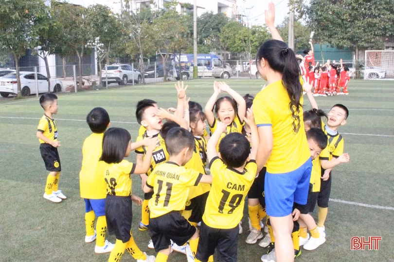 Sôi động giải thể thao “Trung Kiên Super Kids”