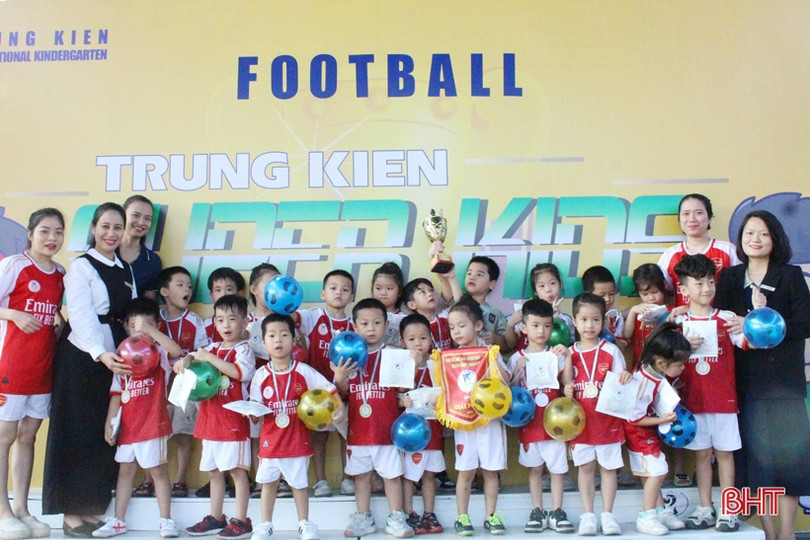 Sôi động giải thể thao “Trung Kiên Super Kids”