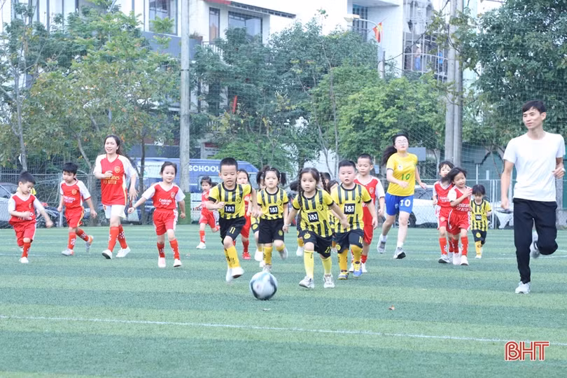 Sôi động giải thể thao “Trung Kiên Super Kids”