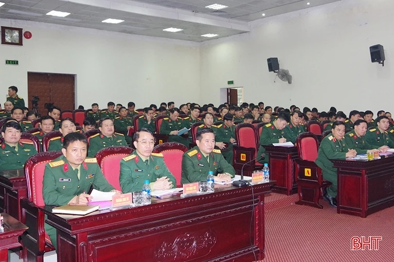 Bộ CHQS tỉnh Hà Tĩnh hội nghị quân chính, triển khai nhiệm vụ năm 2024