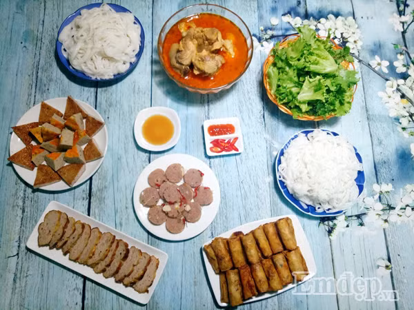 cuoi tuan khong com nau mon ngon dai ca nha