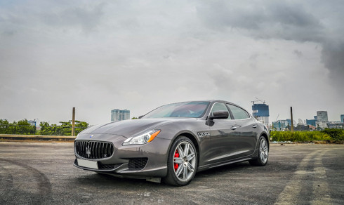 Quattroporte là mẫu sedan thể thao có chiều dài hơn 5,2 mét. maserati quattroporte sieu xe duong pho gia 6 ty dong
