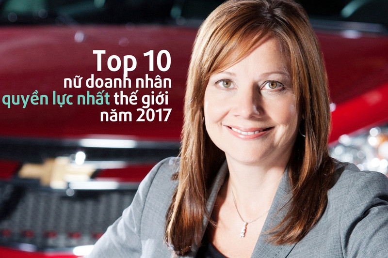 10 nu doanh nhan quyen luc nhat the gioi nam 2017