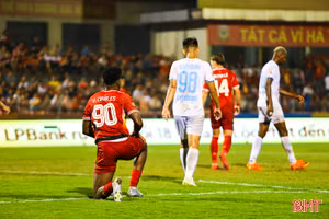 Hồng Lĩnh Hà Tĩnh thất bại trước Thép Xanh Nam Định
