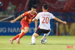 Hồng Lĩnh Hà Tĩnh thua tiếc nuối trước Công an TP Hồ Chí Minh