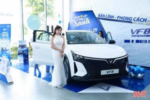 VinFast Bình Thủy Hà Tĩnh ra mắt mẫu xe VF 8 thế hệ mới