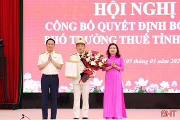 Bổ nhiệm ông Lê Thanh Hải giữ chức Phó Trưởng Thuế tỉnh Hà Tĩnh