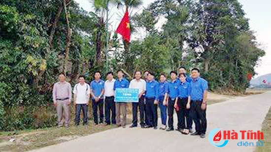 Bàn giao công trình đường điện "Thanh niên thắp sáng làng quê" ảnh 1