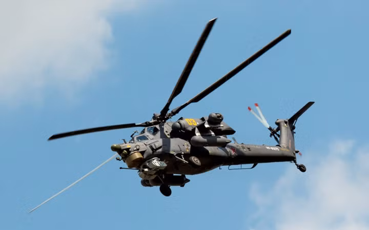 tho san dem mi 28 con ac mong cua is va al nusra o syria