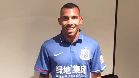 tevez ra mat shanghai shenhua nhan luong cao nhat the gioi