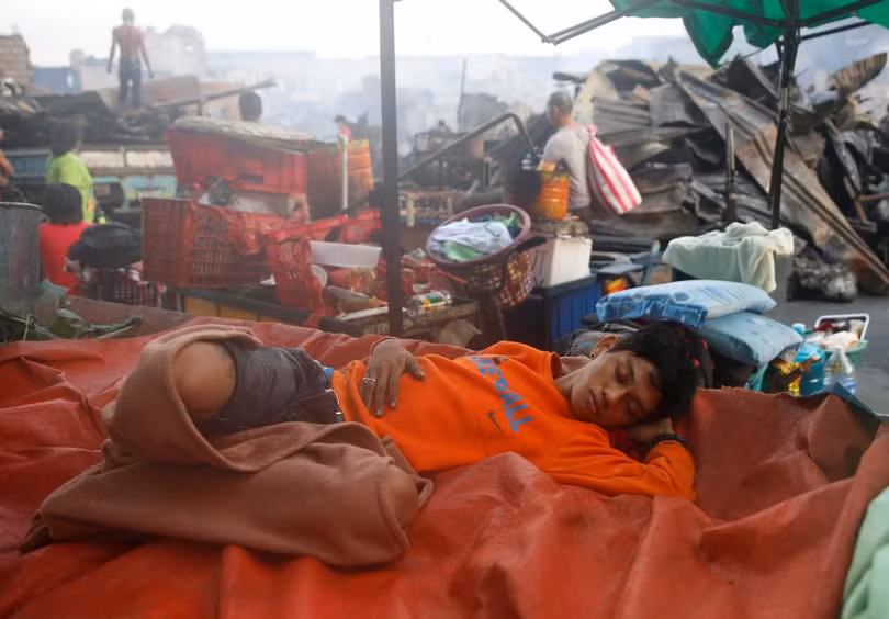 photo hoa hoan thieu rui khu o chuot o manila hon 1 000 gia dinh mat nha cua