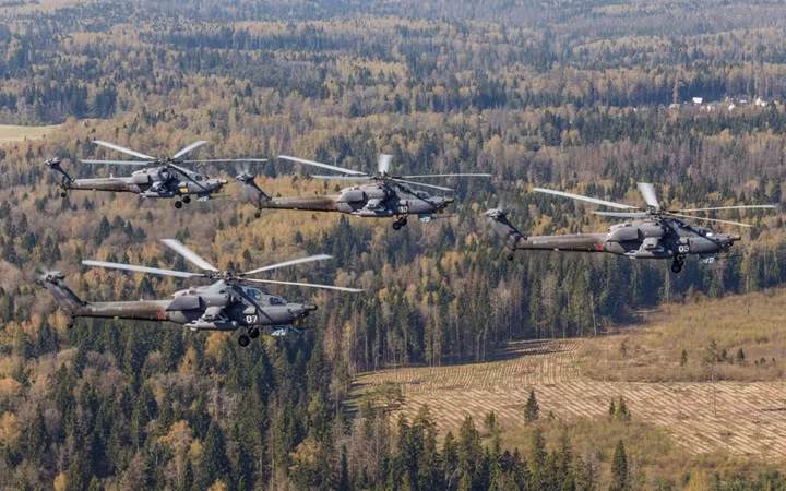 tho san dem mi 28 con ac mong cua is va al nusra o syria