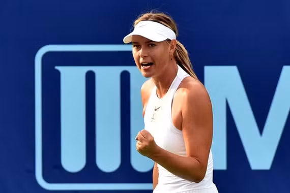 sharapova tai xuat an tuong o california