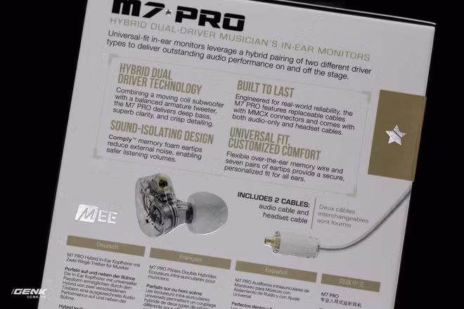 dap hop tai nghe dang hybrid cao cap mee m7 pro