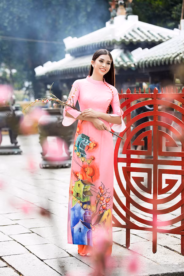 Mỹ nhân Việt đa phong cách với áo dài xuân Kỷ Hợi