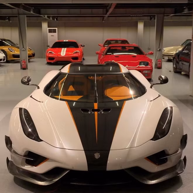 Hoàng tử Ả-rập khoe siêu phẩm Koenigsegg Regera bản “bóng ma”