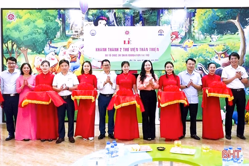 Khánh thành 2 thư viện thân thiện do tổ chức Zhi shan Foundation tài trợ
