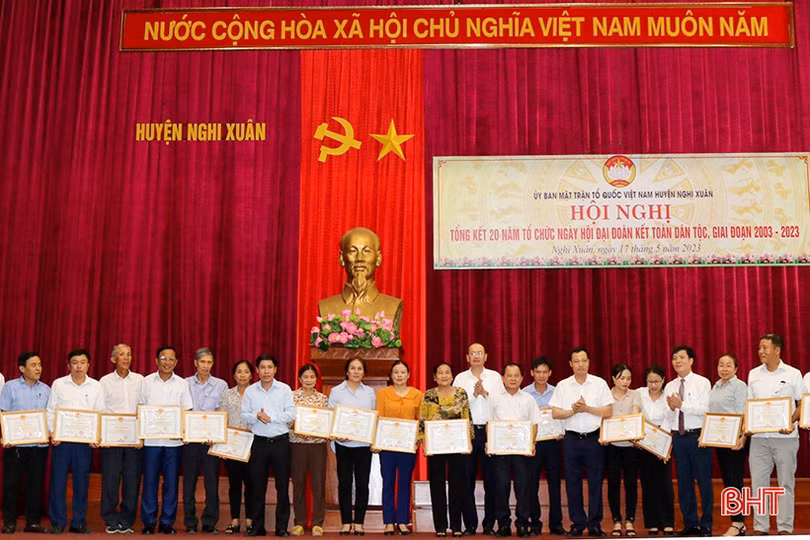 Nghi Xuân tiếp tục lan tỏa tinh thần Ngày hội Đại đoàn kết toàn dân tộc