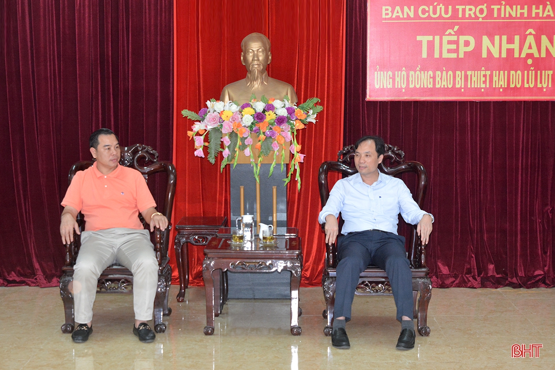 Các doanh nghiệp Bình Dương ủng hộ Hà Tĩnh hơn 2,4 tỷ đồng khắc phục hậu quả mưa lũ