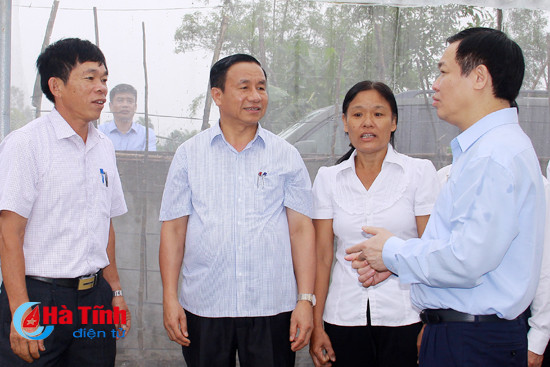 pho thu tuong vuong dinh hue tiep xuc cu tri huyen thach ha