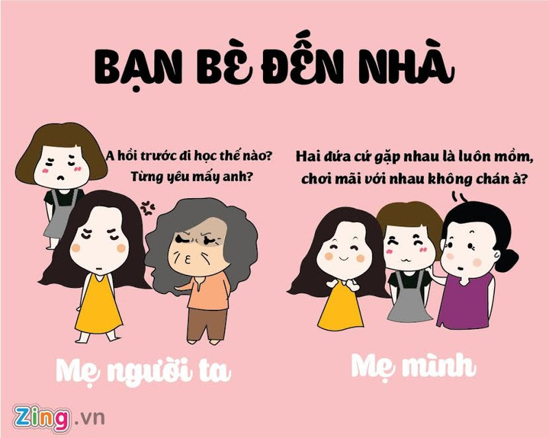 su khac biet hai huoc giua me minh va me nguoi ta