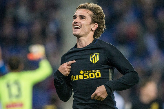 Tiền đạo Antoine Griezmann (Atletico Madrid - 1991): Tiền đạo 26 tuổi sẽ là niềm hy vọng số một trên hàng công "Gà trống Gaulois" trong ít nhất 2 giải đấu lớn tiếp theo. tuyen phap co the ra san voi doi hinh 9x o world cup 2018